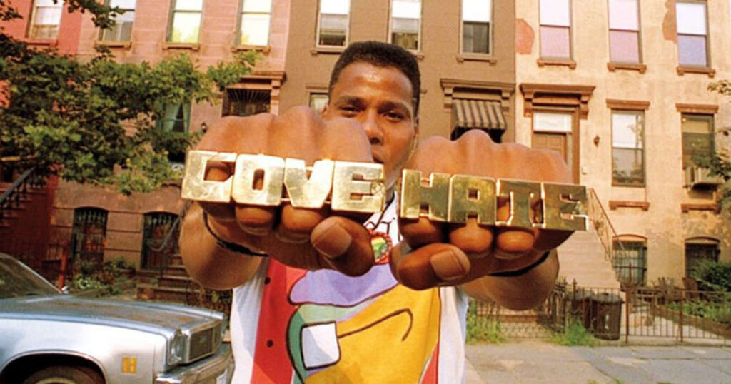 Radio Raheem, Love and Hate en Do The Right Thing