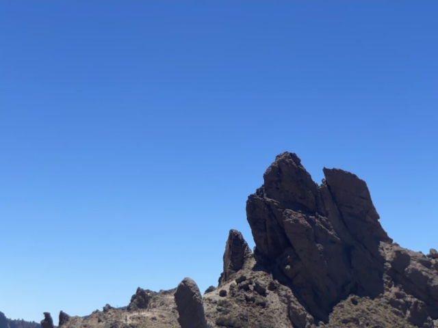 Paisaje lunar en el Parque Natural de El Teide